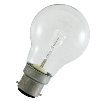 Lamp Source | Energy Saving Halogen GLS 28w BC Clear
