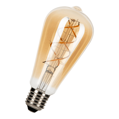 Bailey | LED Filament ST64 4w ES Warm White Gold Tint