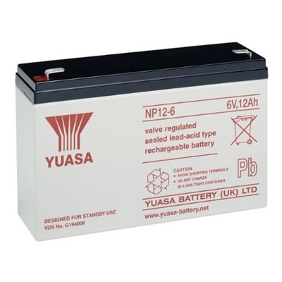 Yuasa | NP12-6SL | Sealed Lead Acid Battery 6v 12Ah