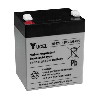 Yucel | Y5-12L | Sealed Lead Acid Battery 12v 5Ah