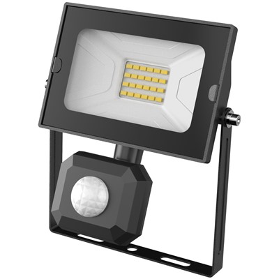 Avide | ABSSFLCW-20W-PIR | LED Slim Floodlight - 20w Daylight IP65 Sensor